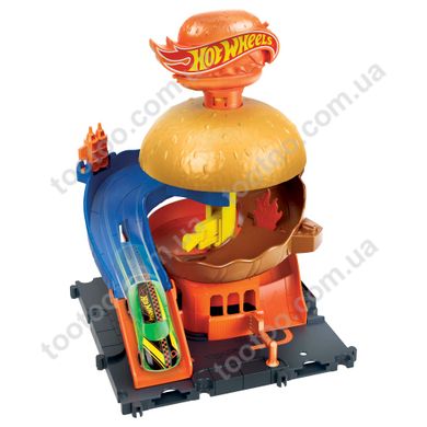 Фотография, изображение Игровой набор "Бургерная в центре города" Hot Wheels (HDR26)
