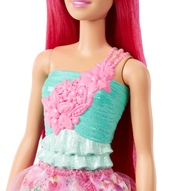 Фотография, изображение Кукла-принцесса с малиновыми волосами серии Дримтопия Barbie (HGR15)
