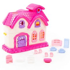 Ляльковий будиночок "Казка" з меблями Polesie, 12 елементів у пакеті (78261), Разноцветный