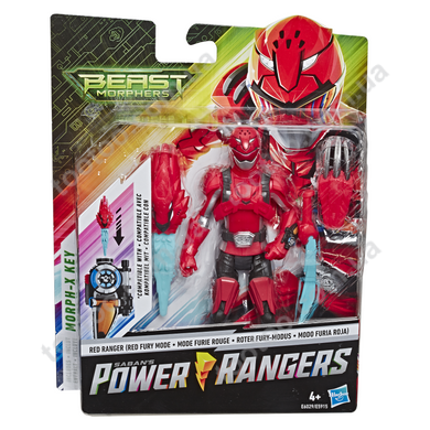 Фотография, изображение Игровая фигурка Hasbro Могучие Рейнджеры, 15 см RED RENGER (E5915_E6029)