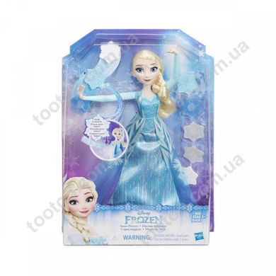 Фотография, изображение Кукла Hasbro Disney Frozen "Эльза" запускающая снежинки рукой (B9204)