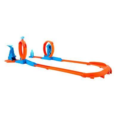 Фотография, изображение Трек Hot Wheels Track creator Тройная петля (JDW39)