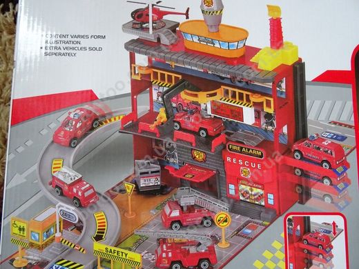 Фотография, изображение Игровой набор Паркинг "Пожарная служба" MAYA TOYS (566-4)