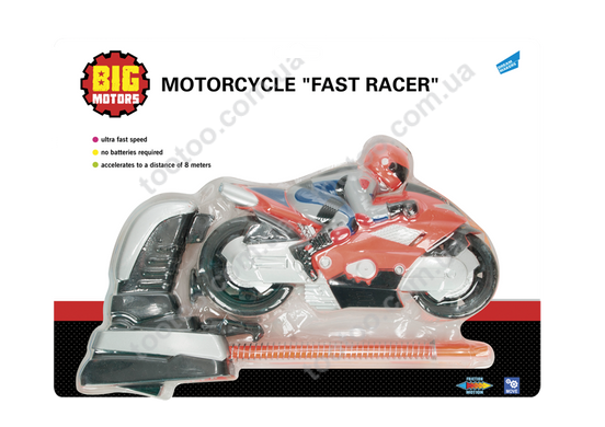 Фотография, изображение Игрушка Big Motors "Мотоцикл - Гонщик" (6009A)