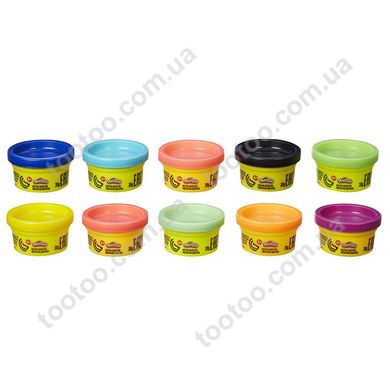 Фотография, изображение Набор пластилина Play-Doh для лепки из 10 баночек в блистере (22037)