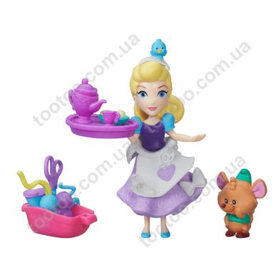 Фотография, изображение Маленькая кукла Hasbro Disney Princess: Маленькое королевство Золушка и ее друг (B5331_B5333)