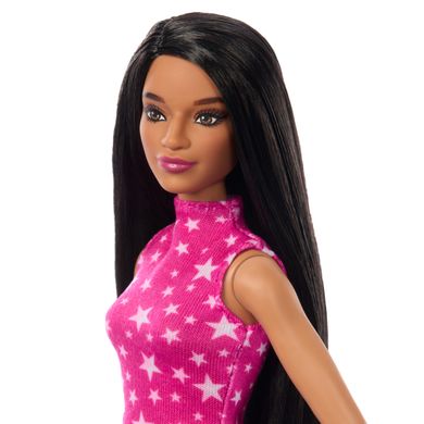 Світлина, зображення Лялька Barbie "Модниця" в рожевому топі з зірковим принтом (HRH13)