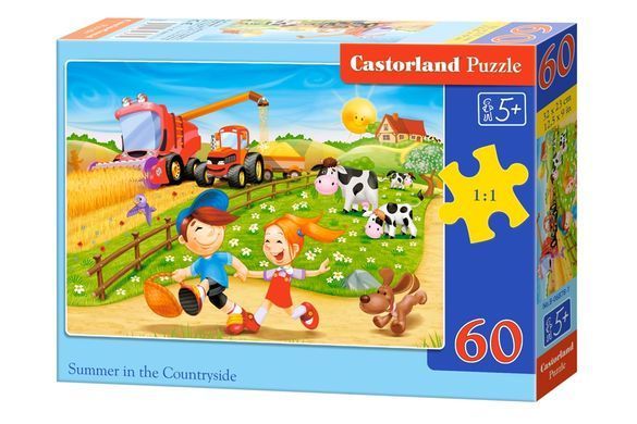 Фотография, изображение Пазл для детей "Лето в деревне" Castorland (B-06878)