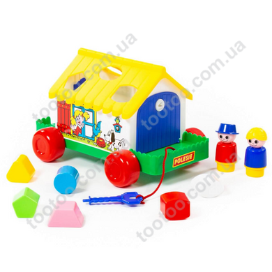 Фотография, изображение Развивающая игрушка, Сортер "Игровой домик", Polesie (6202-2)