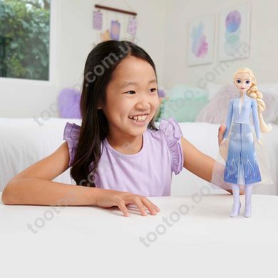 Світлина, зображення Лялька-принцеса Ельза з м / ф "Крижане серце" в образі мандрівниці (HLW48)