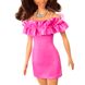 Кукла Barbie "Модница" в розовой мини-платье с рюшами (HRH15), фотография