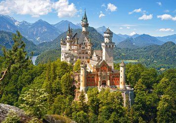 Фотография, изображение Пазл для детей "Замок Нойшванштайн, Германия" Castorland (B-53544)