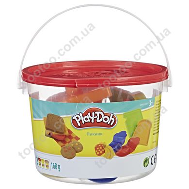 Фотография, изображение Набор пластилина Play-Doh мини ведерко Морские обитатели (23414_23242)