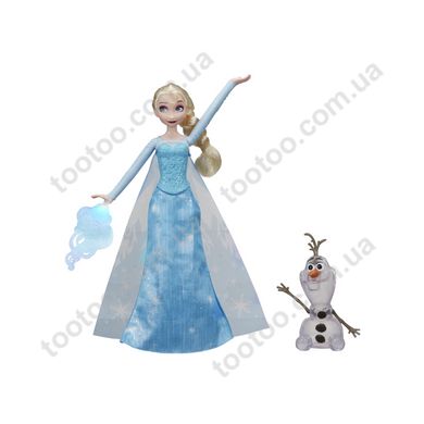 Фотография, изображение Кукла Hasbro Disney Frozen Эльза с волшебными силами и Олафом (E0085)