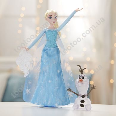 Фотография, изображение Кукла Hasbro Disney Frozen Эльза с волшебными силами и Олафом (E0085)