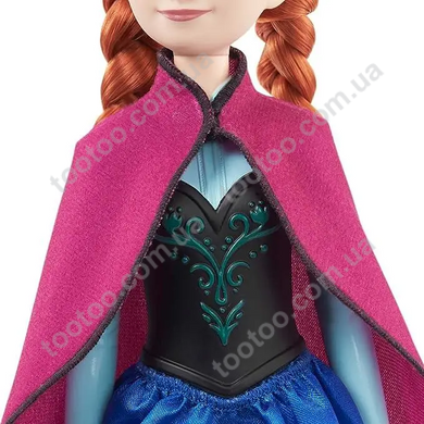 Фотография, изображение Кукла-принцесса Анна из м /ф "Ледяное сердце" в накидке (HLW49)