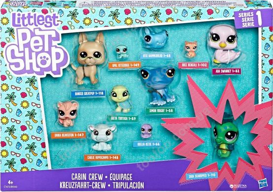 Фотография, изображение Игровой набор Hasbro Littlest Pet Shop Коллекция петов (B9343_C1673)