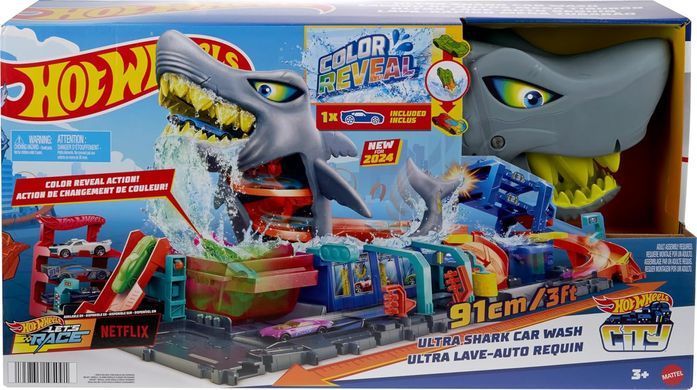 Світлина, зображення Ігровий набір Hot Wheels City Автомийка Суперакула (HTN82)