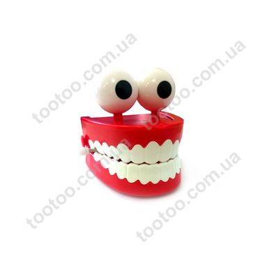 Фотография, изображение Заводная игрушка для развлечений "Зубы с глазами" (SY-168)