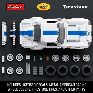 Конструктор Hot Wheels Brick Shop Elite Corvette Grand Sport 918 деталей (JGR31)