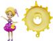 Маленькая кукла Hasbro Disney Princess Принцесса Рапунцель, плавающая на круге (B8966_B8938), фотография