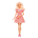 Фотография, изображение Кукла в повседневной одежде, шарнирная (8406), коралловое платье