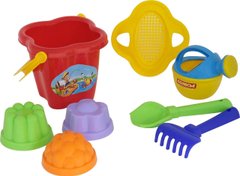 Фотография, изображение Детский набор игрушек для песочницы с формочками Polesie №157