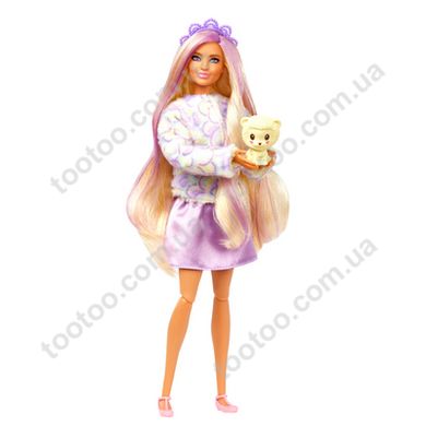 Фотография, изображение Кукла Barbie "Cutie Reveal" серии "мягкие и пушистые" - львенок (HKR06)