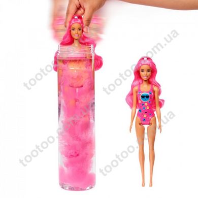 Світлина, зображення Лялька "Кольорове перевтілення" Barbie, серія "Неонові кольори" (HCC67)
