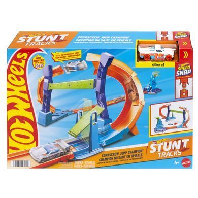 Світлина, зображення Ігровий набір Hot Wheels Stunt tracks Чемпіон неймовірних стрибків (JFH36)