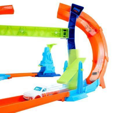 Світлина, зображення Ігровий набір Hot Wheels Stunt tracks Чемпіон неймовірних стрибків (JFH36)