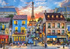 Фотография, изображение Пазл для детей "Улицы Парижа" Castorland (B-52684)