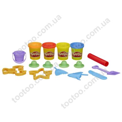 Фотография, изображение Набор пластилина Play-Doh мини ведерко Морские обитатели (23414_23242)