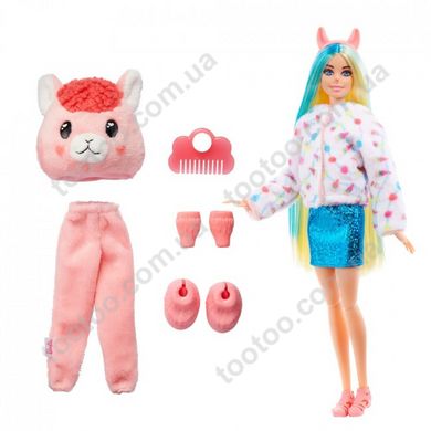 Фотография, изображение Кукла Barbie "Cutie Reveal" - забавная лама (HJL60)