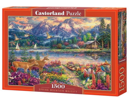 Фотография, изображение Пазл Касторленд, Весеннее горное величество, 1500 деталей (C-152131)