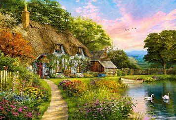 Світлина, зображення Пазл "Сільський коттедж" Castorland, 1500 шт (C-151998)