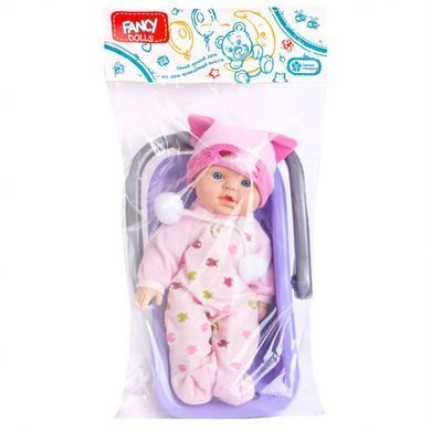 Світлина, зображення Пупс із аксесуарами FANCY DOLLS "Малюк" із перенокою" (PU12)