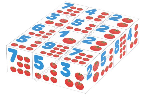Світлина, зображення Іграшка кубики "Арифметика ТехноК" (0243)