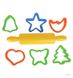 Набір для дитячого ліплення тісто-пластилін 12 кольорів Genio Kids-Art, фотографія