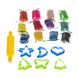 Набір для дитячого ліплення тісто-пластилін 12 кольорів Genio Kids-Art, фотографія
