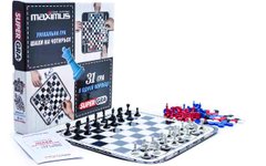 Фотография, изображение "Шахматы на четырех игроков" 31 игра в наборе Максимус (5475)