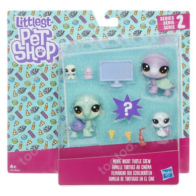 Фотография, изображение Игровой набор Hasbro Littlest Pet Shop семья черепах (B9346_E1013)