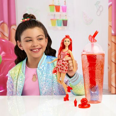 Фотография, изображение Кукла Barbie "Pop Reveal" серии "Сочные фрукты" – арбузный смузи (HNW43)