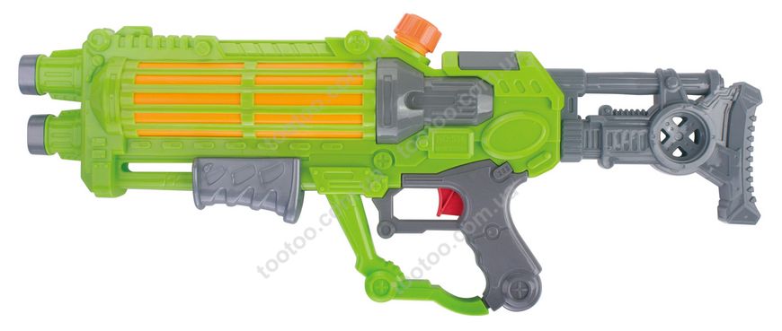 Фотография, изображение Игрушка Водное оружие "Ураган", зелёно-оранжевый