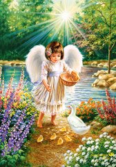 Фотография, изображение Пазл для детей "Тепло ангела" Castorland (B-52844)