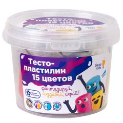 Фотография, изображение Набор для детского творчества «Тесто-пластилин 15 цветов» - Genio Kids (TA1066V)