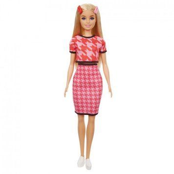 Світлина, зображення Лялька Barbie "Модниця" у костюмі в ламану клітинку (GRB59)