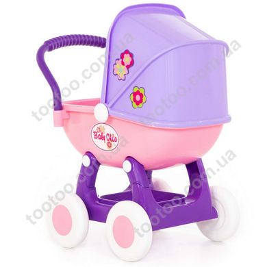 Коляска для кукол Polesie "Arina" фиолетовая 4-х колёсная (48202-2)