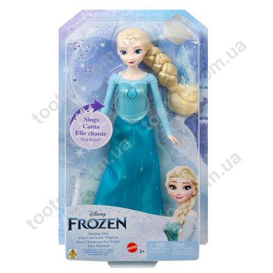 Фотография, изображение Кукла-принцесса "Поющая Эльза" из М/ф "Ледяное сердце" (английская версия) (HLW55)