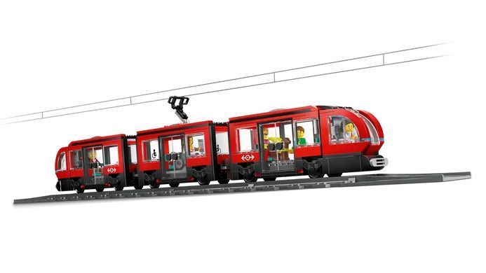 LEGO Конструктор Трамвай і вокзал у центрі міста (60423)